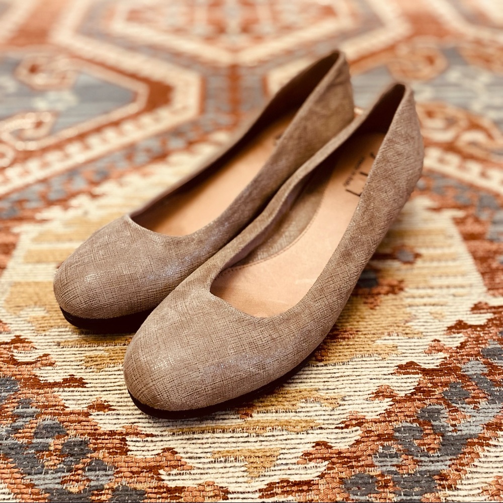 FS/NY French Sole wedge - Sz 8